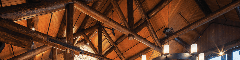log home ceiling