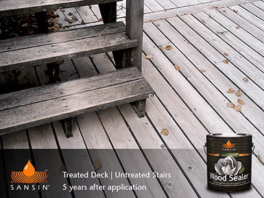 wood sealer deck